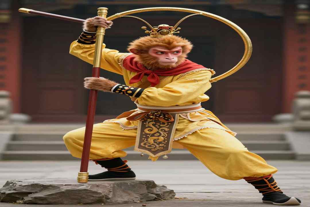 chinese mythology wealth god monkey king warrior