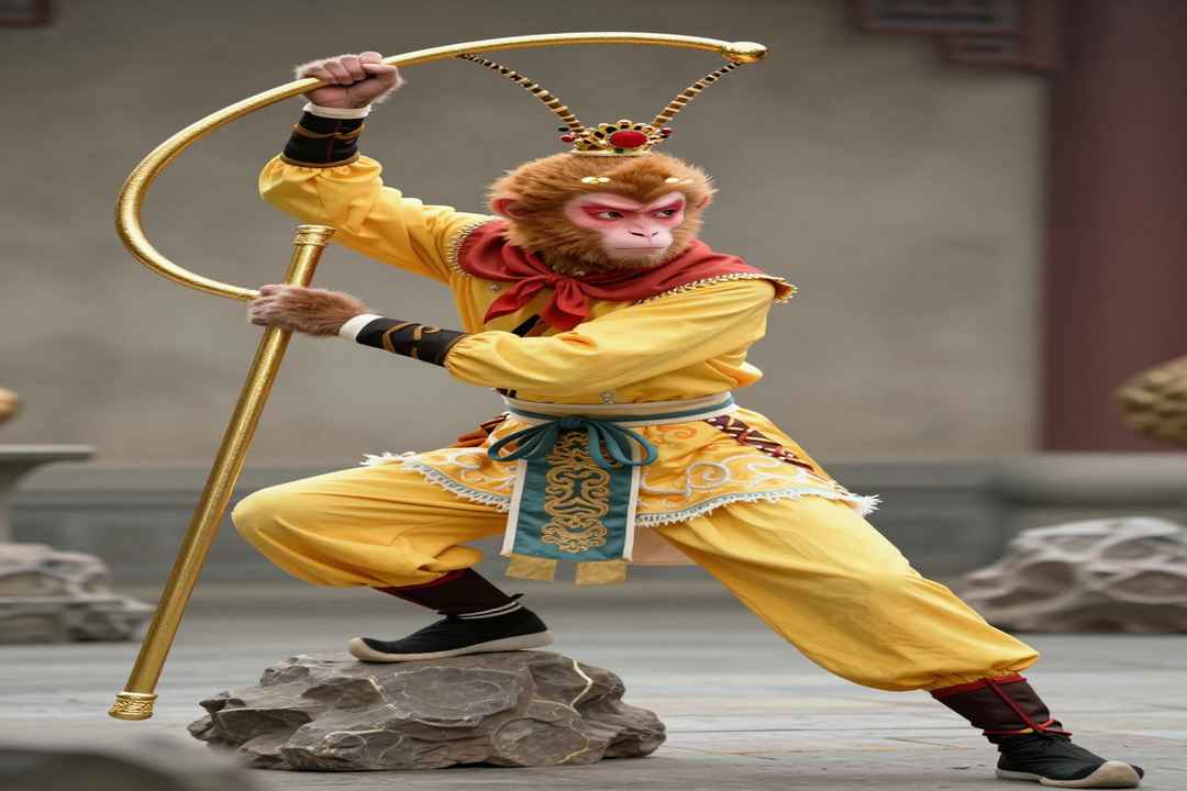 chinese mythology fox spirit monkey king warrior