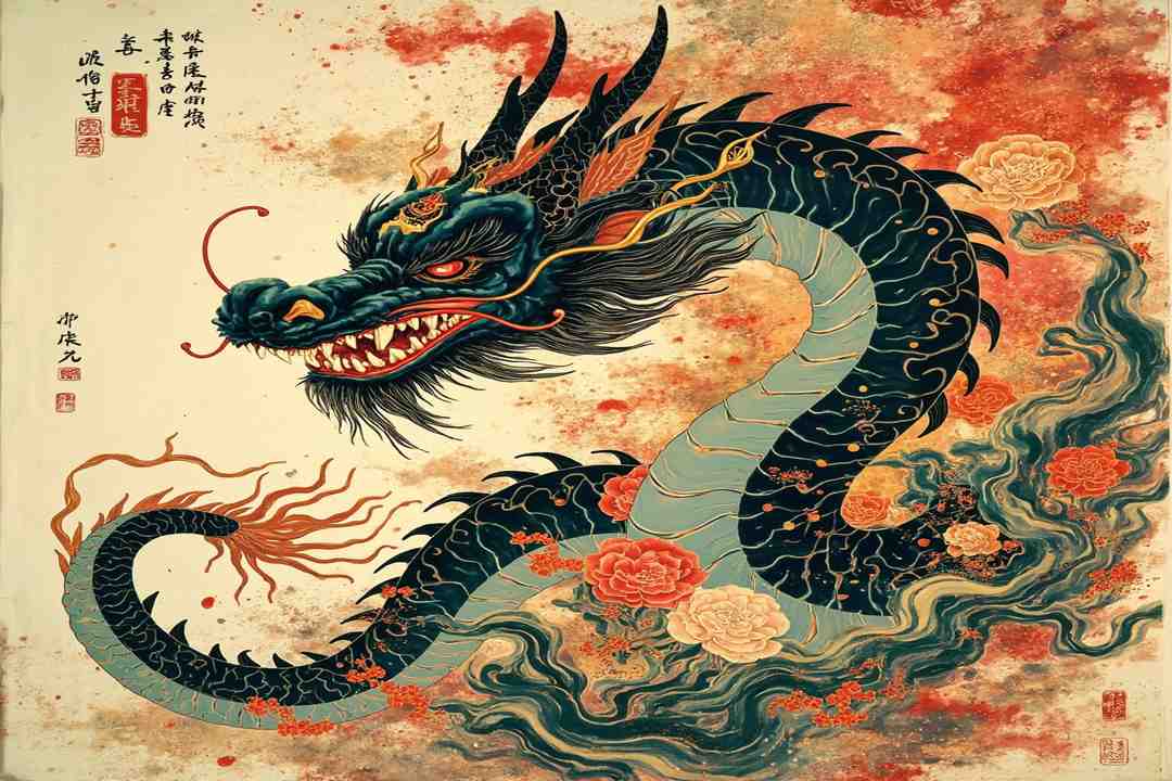 chinese mythology myth creatures symbolic detail