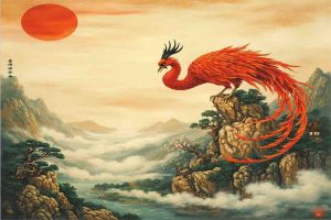 chinese mythology vermilion bird story moment