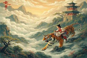 chinese mythology legend of tiger story moment