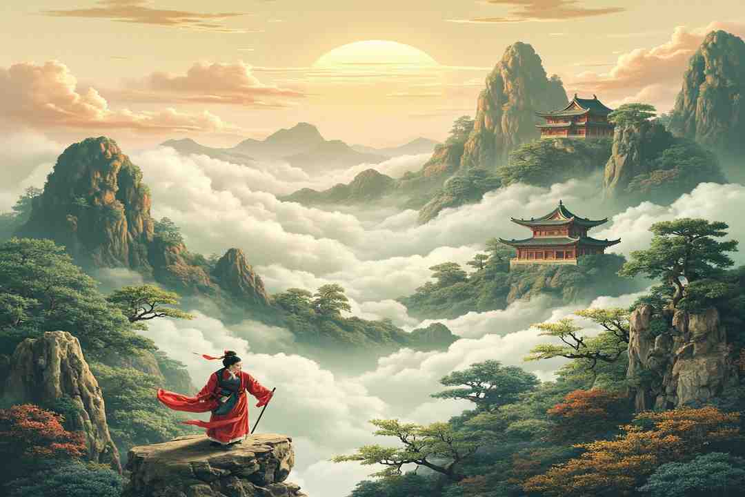 chinese mythology school project concepts