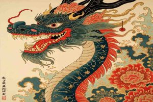 chinese mythology school project symbolic detail
