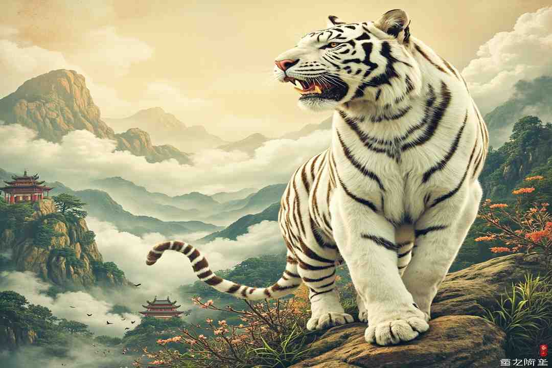 chinese mythology white tiger concepts