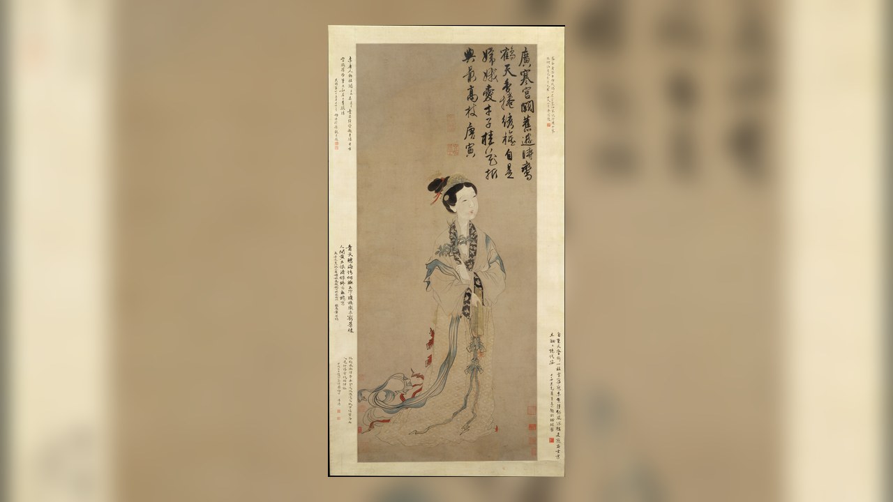 Classical Chang'e moon goddess painting context for the Chang'e Chinese moon goddess story