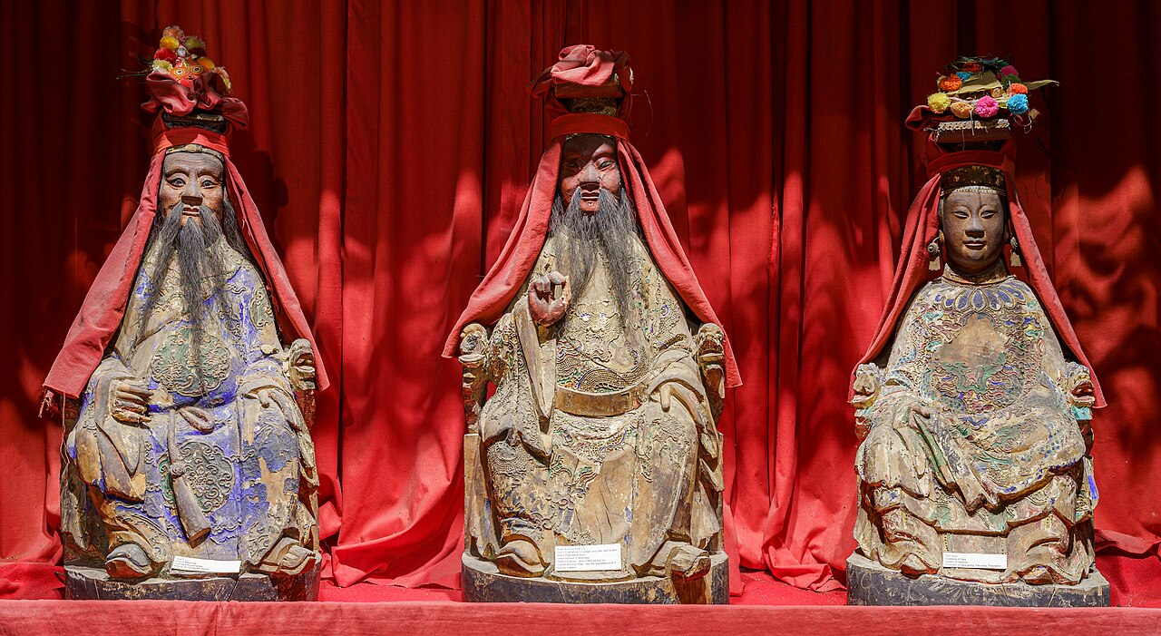 Queen Mother of the West mythology opening image with a Chinese goddess statue and cultural context