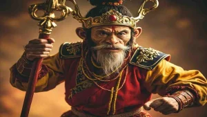 Monkey King portrait as tattoo motif inspiration