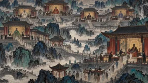 Imagined underworld judicial halls and souls moving between courts