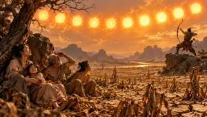 The ten-sun crisis over damaged crops and people